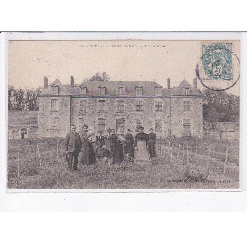 SAINT-MARS-de-LOCQUENAY: le château - état