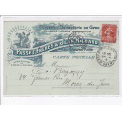 LA ROCHE-sur-FORON: mercerie et bonneterie en gros, passet frères et jean richard - très bon état