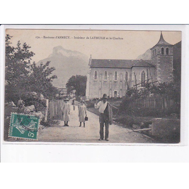 LATHUILE: intérieur de lathuile et le charbon - très bon état