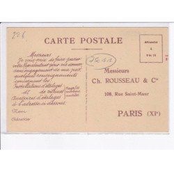 PARIS: Ch. Rousseau et Cie, étalages vitrines - très bon état