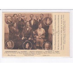 PARIS: l'enseignement des maîtres à l'école normal - très bon état