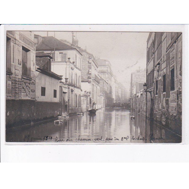 PARIS: 75011, inondations, crue 1910 - très bon état