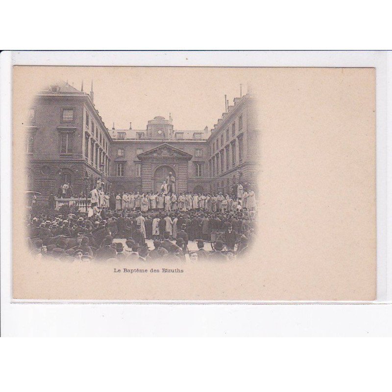 PARIS: 75005, le baptême des bizuths, college de france - très bon état