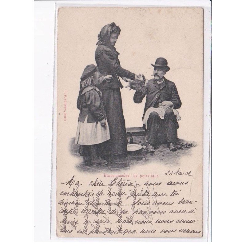 PARIS: raccommodeur de porcelaine - état
