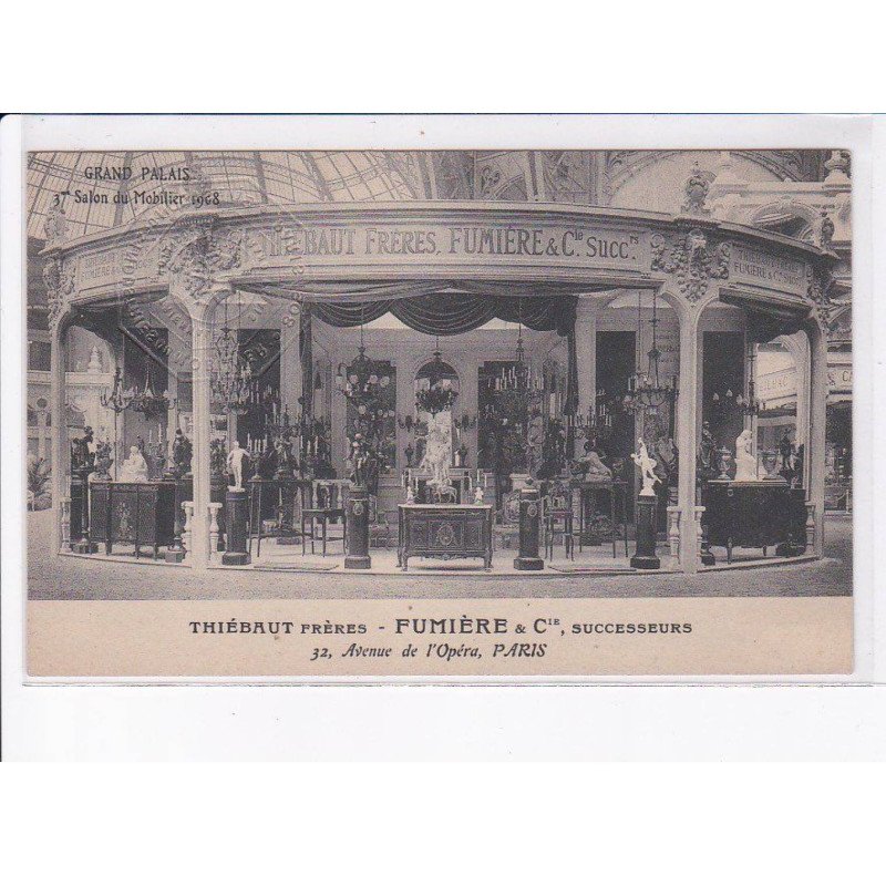 PARIS: 75009 Thiébaut frères, fumière, grand palais, salon du mobilier 1968 - très bon état