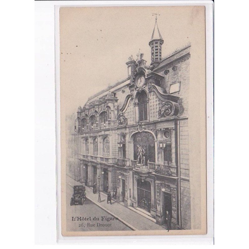 PARIS: 75009 l'hôtel du figaro, 26 rue drouot - très bon état