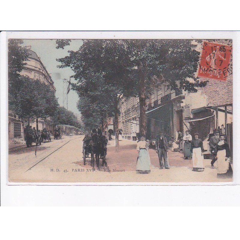 PARIS: 75016, rue mozart, attelage - très bon état