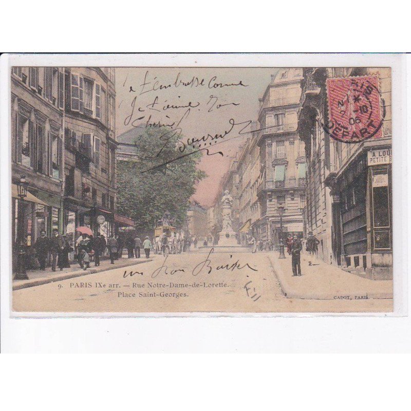 PARIS: 75009, rue notre-dame-de-lorette, place saint-georges - très bon état