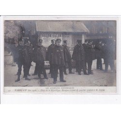 PARIS: 75010 journée historiques, 1er mai 1906, place de la république barraque quartier général M. Lépine - état