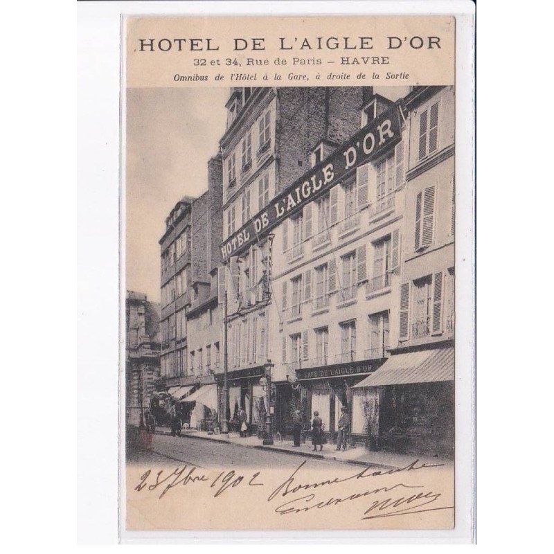 LE HAVRE: hôtel de l'aigle d'or - très bon état