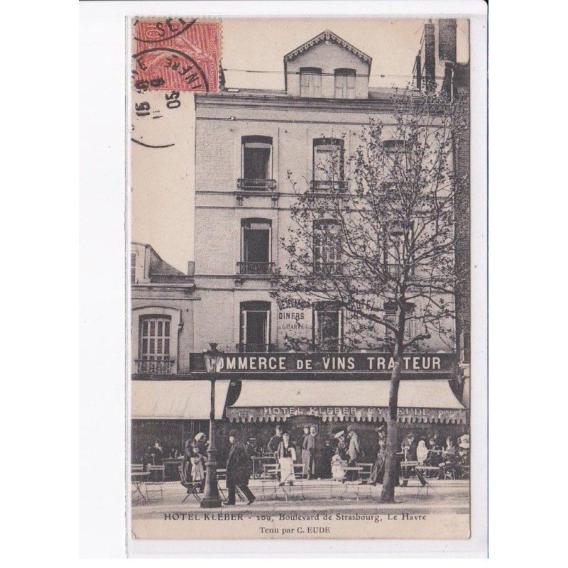 LE HAVRE: hôtel kleber 109 blvd de strasbourg, commerce de vins traiteur - très bon état