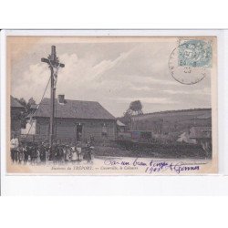 environs LE TREPORT: cuverville, le calvaire - très bon état