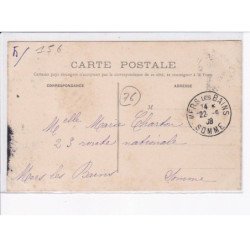 GRANDCOURT: le moulin et la route de criel - très bon état