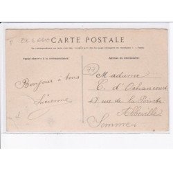MORET-sur-LOING: concours de pêche du "petit journal" 5 août 1906, l'arrivée du train spécial - état