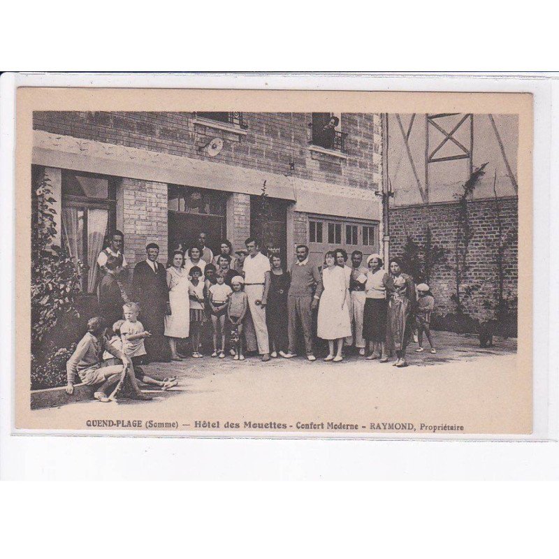 QUEND-PLAGE: hôtel des mouettes - très bon état