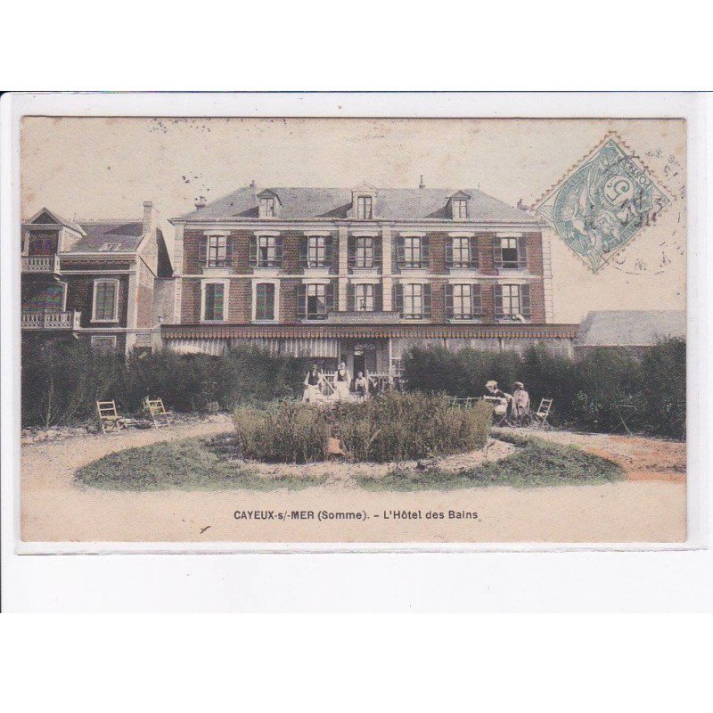 CAYEUX-sur-MER: l'hôtel des bains - très bon état