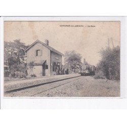 LONGPRE-les-AMIENS: la gare, train - état