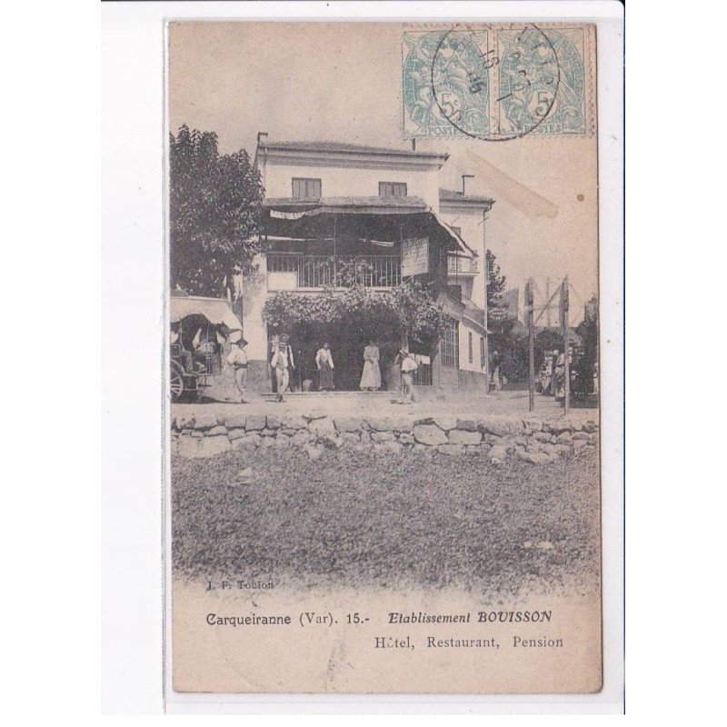 CARQUEIRANNE: établissement bouisson, hôtel, restaurant, pension - état