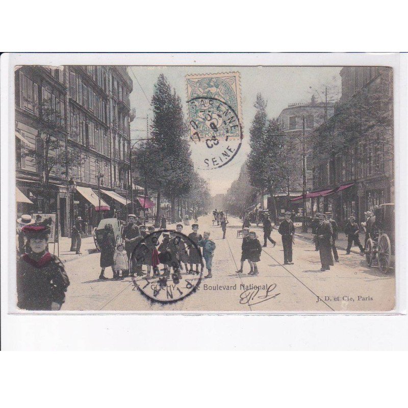 CLICHY: le boulevard national - état