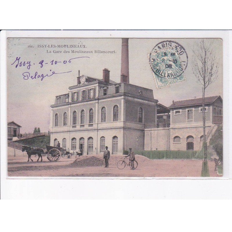 ISSY-les-MOULINEAUX: la gare des moulineaux billancourt - très bon état
