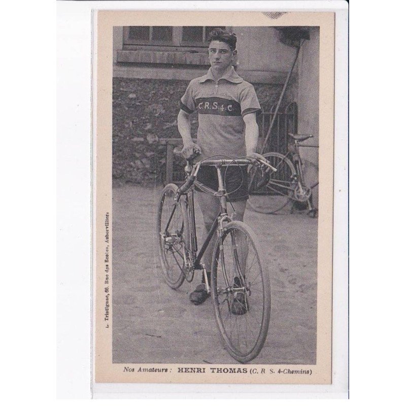 AUBERVILLIERS: nos amateurs Henri Thomas, C.R.S. 4-Chemins - très bon état