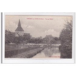 PERRIERS-sur-ANDELLE : vue sur l'eglise - tres bon etat
