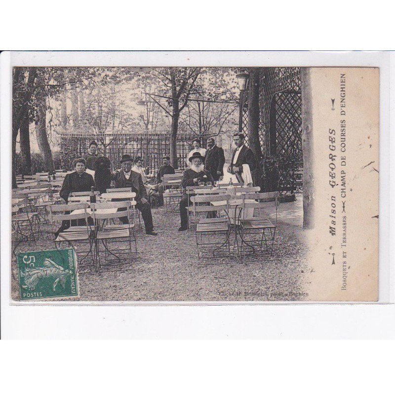 ENGHIEN: maison georges, bosquets et terrasses, champ de courses - très bon état
