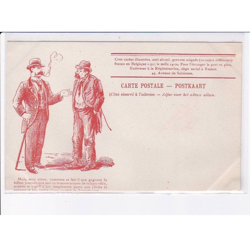 ALCOOL: mais mon vieux comment se fait-il que gagnant la même journée que moi - très bon état