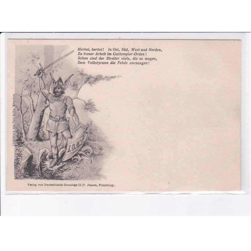 ALCOOL: I.O.G.T.  - très bon état