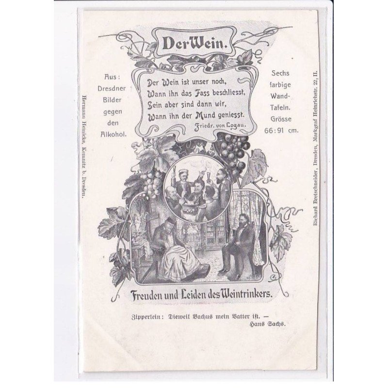 ALCOOL: der wein ist unser noch, freuden und leiden des weintrinkers - très bon état