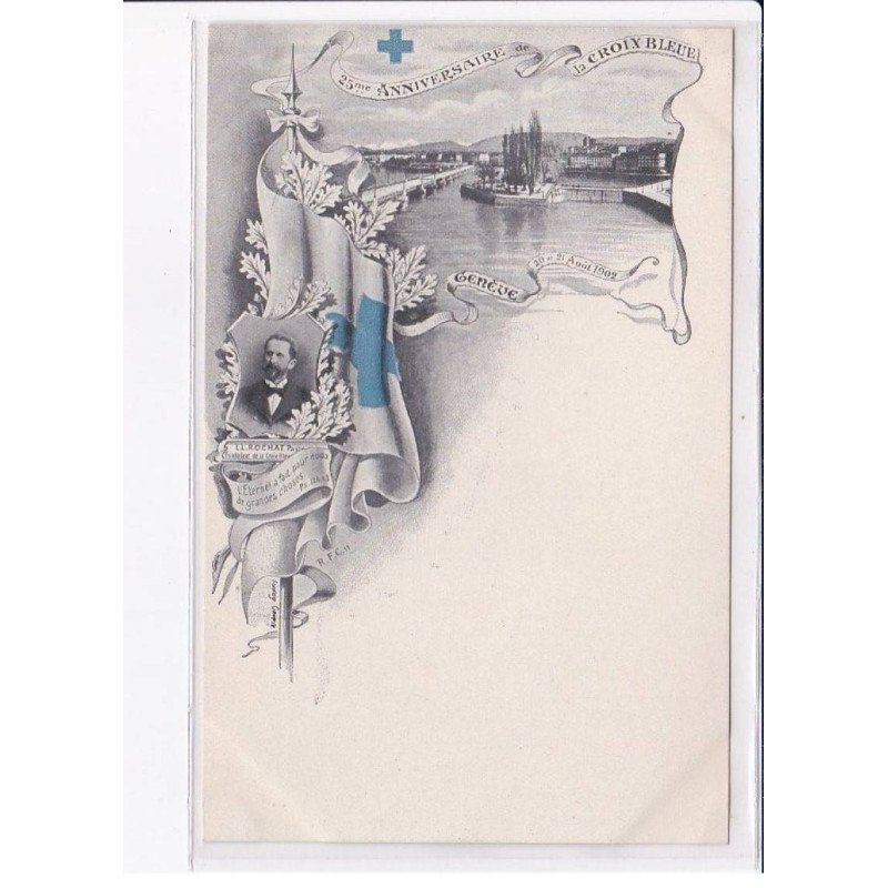 ALCOOL: excelsior! 25e anniversaire, la croix-bleue genève 1902 - très bon état