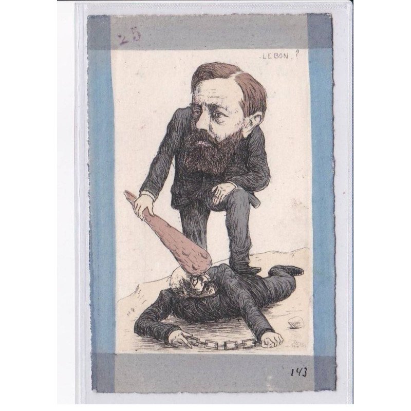 JUDAÏCA: affaire dreyfus, illustrée par Orens: le bon?, homme enchaîné et homme avec massue - très bon état