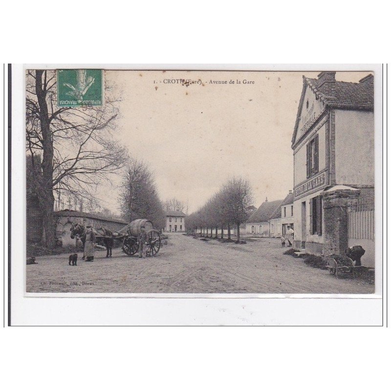 CROTH : avenue de la gare - tres bon etat