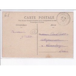 SAINT-ERME: la gare, arrivée du train de laon - très bon état