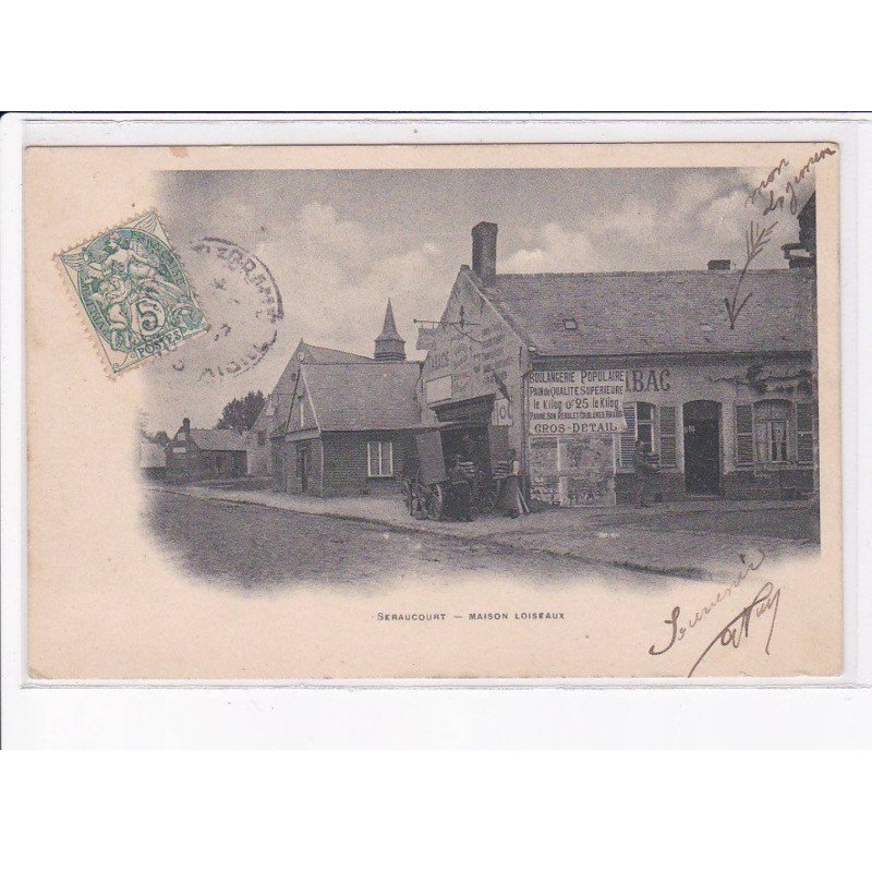 SERRAUCOURT: maison loiseaux - état