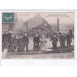 SEDAN: inondation 1910, le petit pont, maison tisseron - très bon état