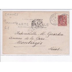 CANNES: carnaval, attelage fleuri - très bon état