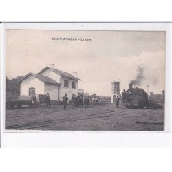 SAINT-ANGEAU: la gare - très bon état