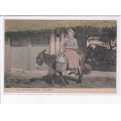 CALVADOS: laitière normande, âne, rare en couleur - très bon état