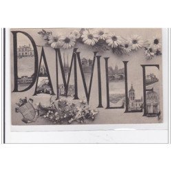 DAMVILLE : carte souvenir - tres bon etat