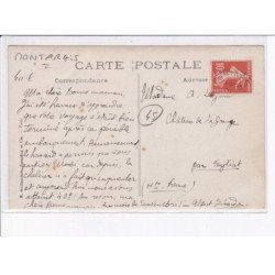 MONTARGIS: personnage costumé, théâtre (?) - très bon état