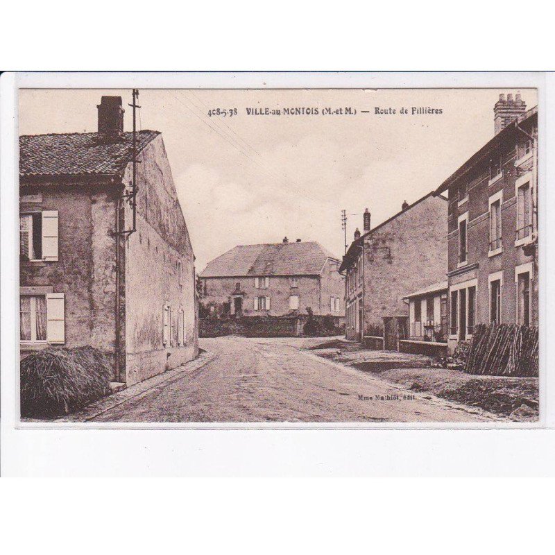 VILLE-au-MONTOIS: route de fillières - très bon état