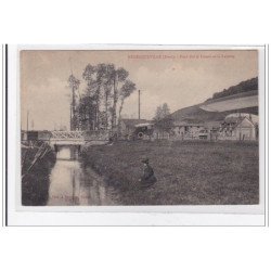 MENESQUEVILLE : pont sur la lieure et la laiterie - tres bon etat