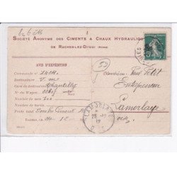 RACHES-LES-DOUAI: société anonyme des ciments et chaux hydraulique - état
