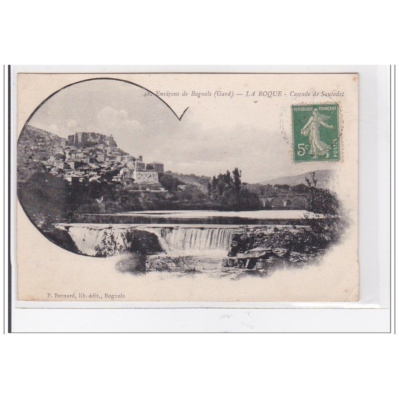 LA ROCQUE : cascade de sautadel - tres bon etat