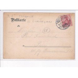 MULHOUSE: garten des evangelischen mannervereins, évangelistes - très bon état