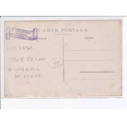 LE LUDE environs: 2CPA, intérieur de ferme - très bon état