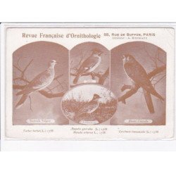 PARIS: 75005, revue française d'ornithologie, oiseaux - état