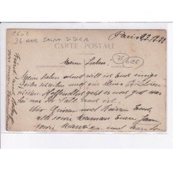 PARIS: 75016, patisserie cuisine, maison louzon obergfell, 34 rue saint-didier - très bon état