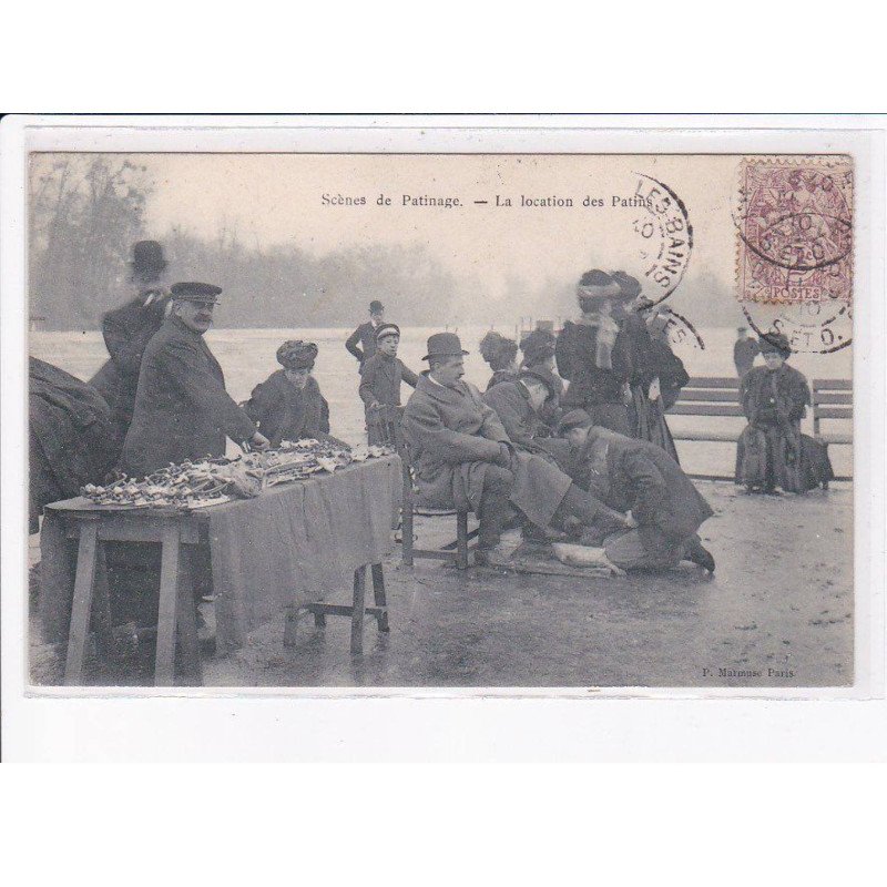 PARIS: scène de patinage, la location des patins, 75016 - très bon état